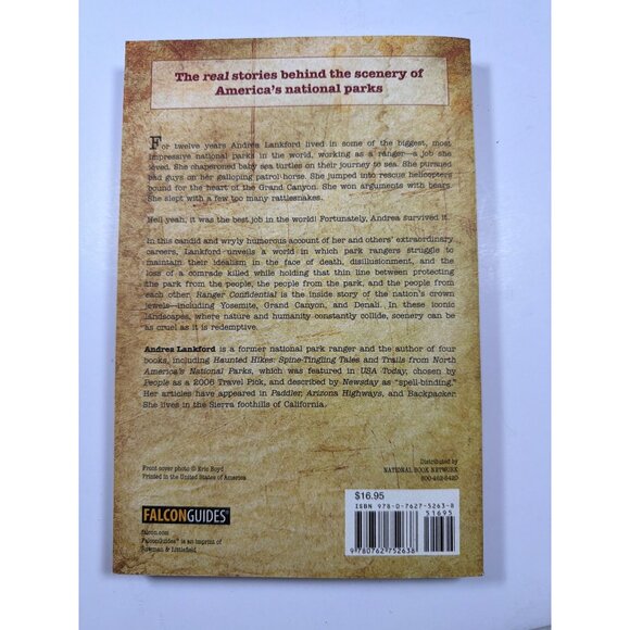 Ranger Confidential: Living Working And Dying In The National Parks By Andrea La - Picture 2 of 4